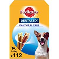 Pedigree Pack de Dentastix de uso Diario para la Limpieza Dental de Perros Pequeños (1 Pack de 112ud)